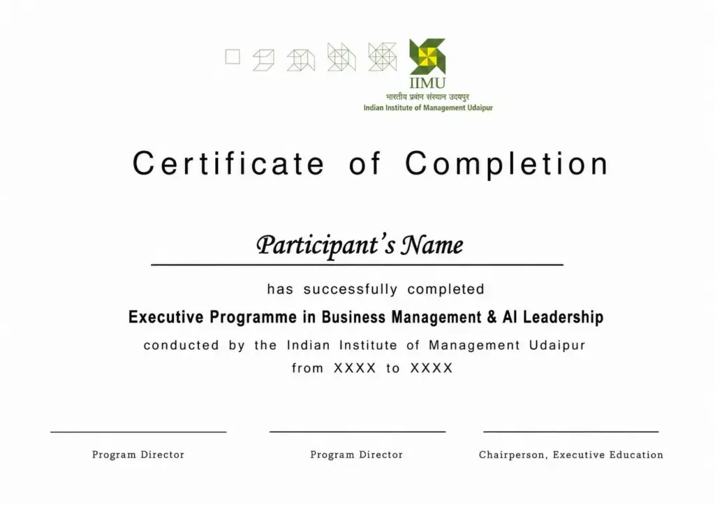 MBA from Liverpool with IIM-Udaipur Certification